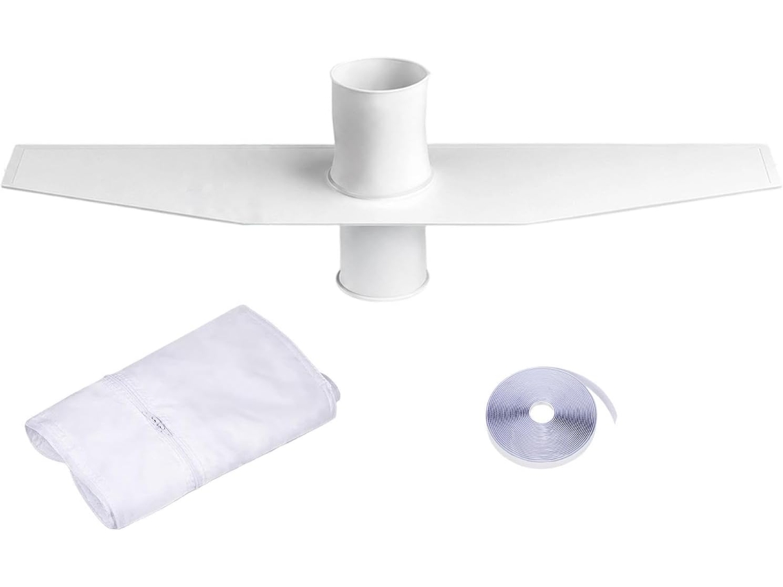 Kit De Janela Para Ar Condicionado Portátil Painel Vedação Impermeável Com Zíper | Casa, Cozinha, Quarto, Apartamento