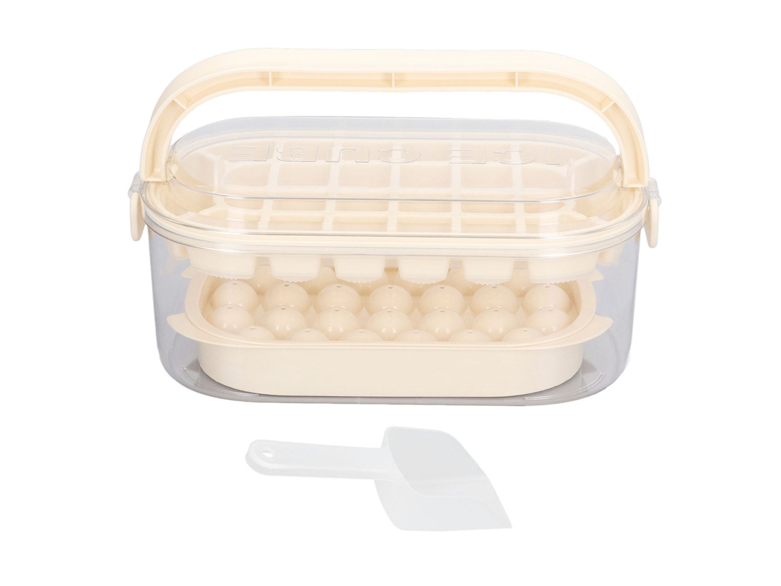 Moldes de Gelo LAXISCREED 54 Cubos 2 Camadas com Tampa