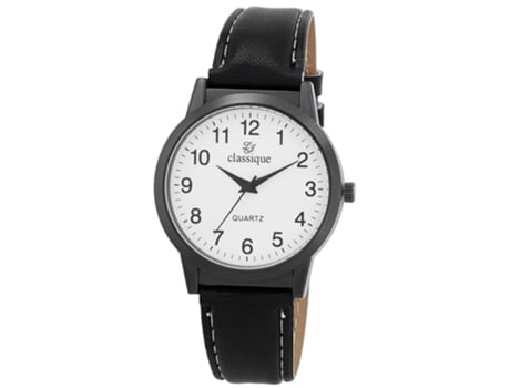 Relógio Classique® Homem Com Pulseira De Pele Ecológica