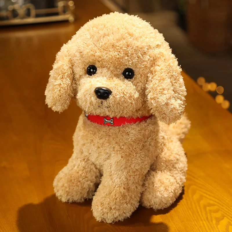(estilo 4, 22 Cm) Lindo Cachorrinho De Pelúcia De Pelo Encaracolado, Presente De Aniversário Para Crianças