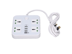 Painel De Tomada Multifuncional Com 3 Portas Usb