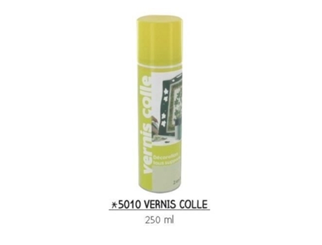 Frasco Aerosol Verniz Cola Granulado 250 Ml Decoração Todos Os Suportes Misto Adulto Megacrea Diy