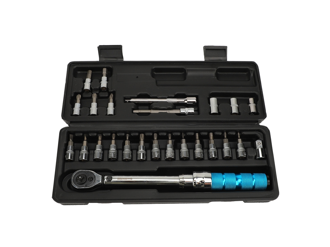 Conjunto De Chave De Torção Com Ratchê 2-25nm 72 Dentes E Bits De Parafusadeira 25 Peças