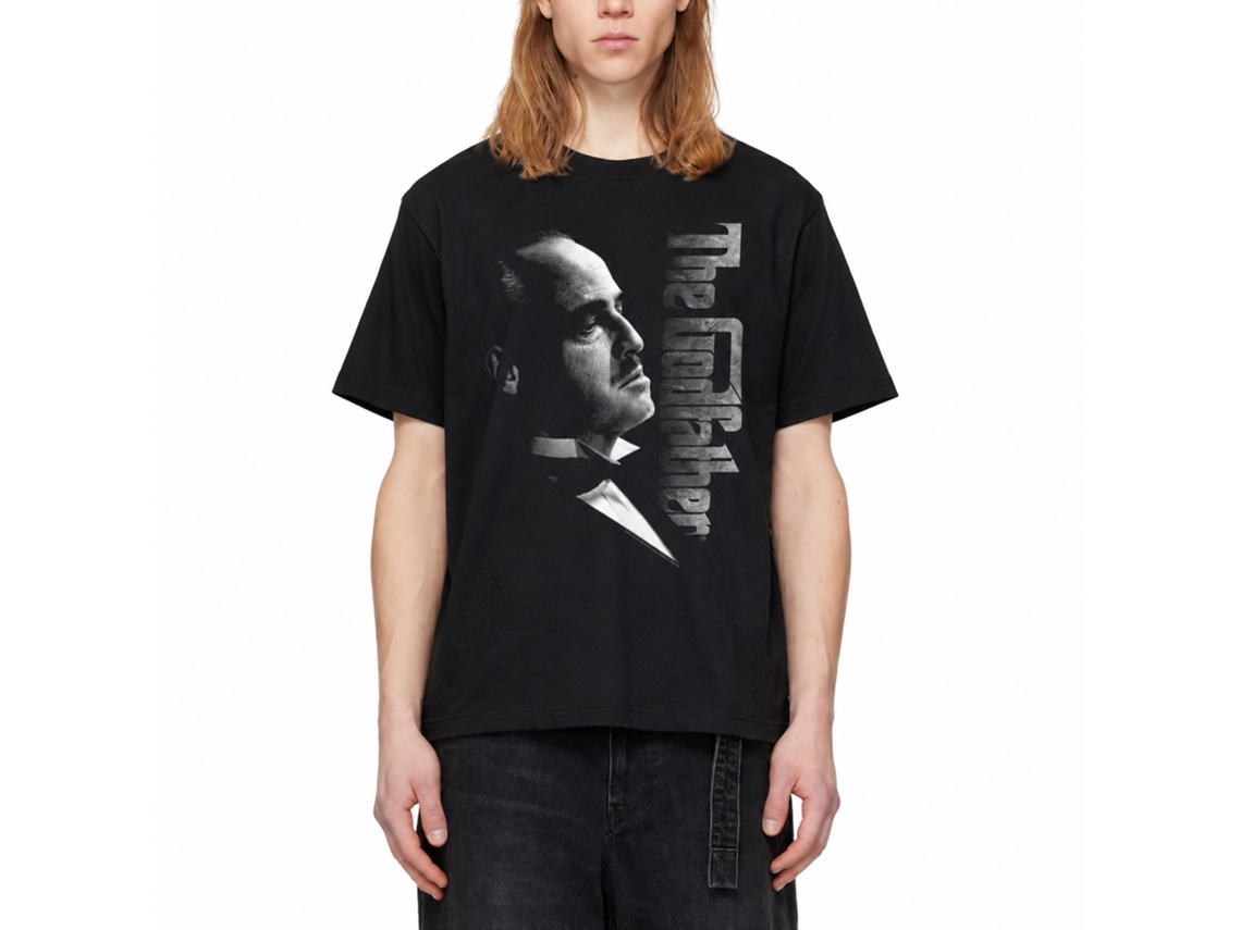 Rockinstone Godfather Profilin Black Adult T-shirt Size:xxl