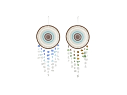 Decoração suspensa Boho multicolorida Home Esprit (2 unidades)