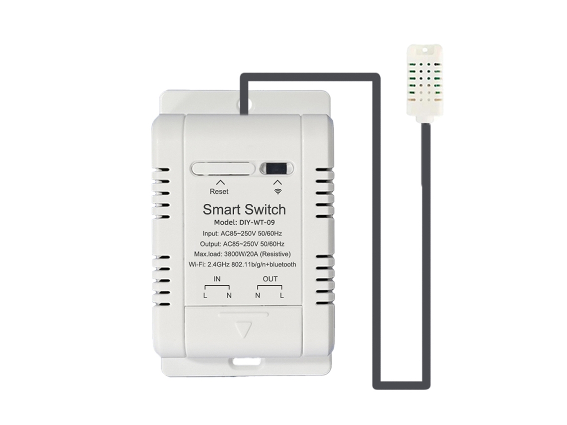 Interruptor De Temperatura Wifi Ewelink Com Controle App, Alexa, Google Assistant E Ifttt