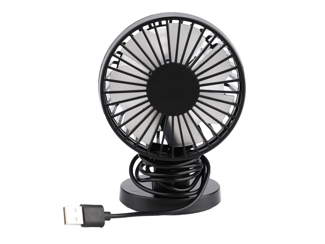 Ventilador Mini Usb Silencioso 2 Lâminas Home Office