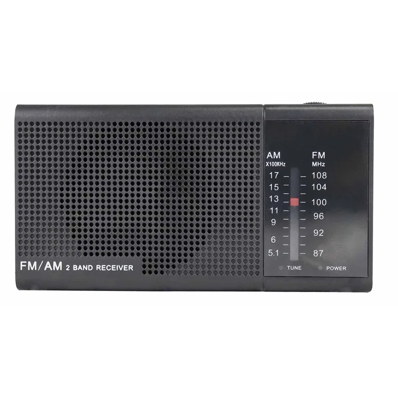 Mini Rádio FM/AM/SW com Lanterna LED, Bluetooth, MP3, Cartão TF, Pen Drive MDUG