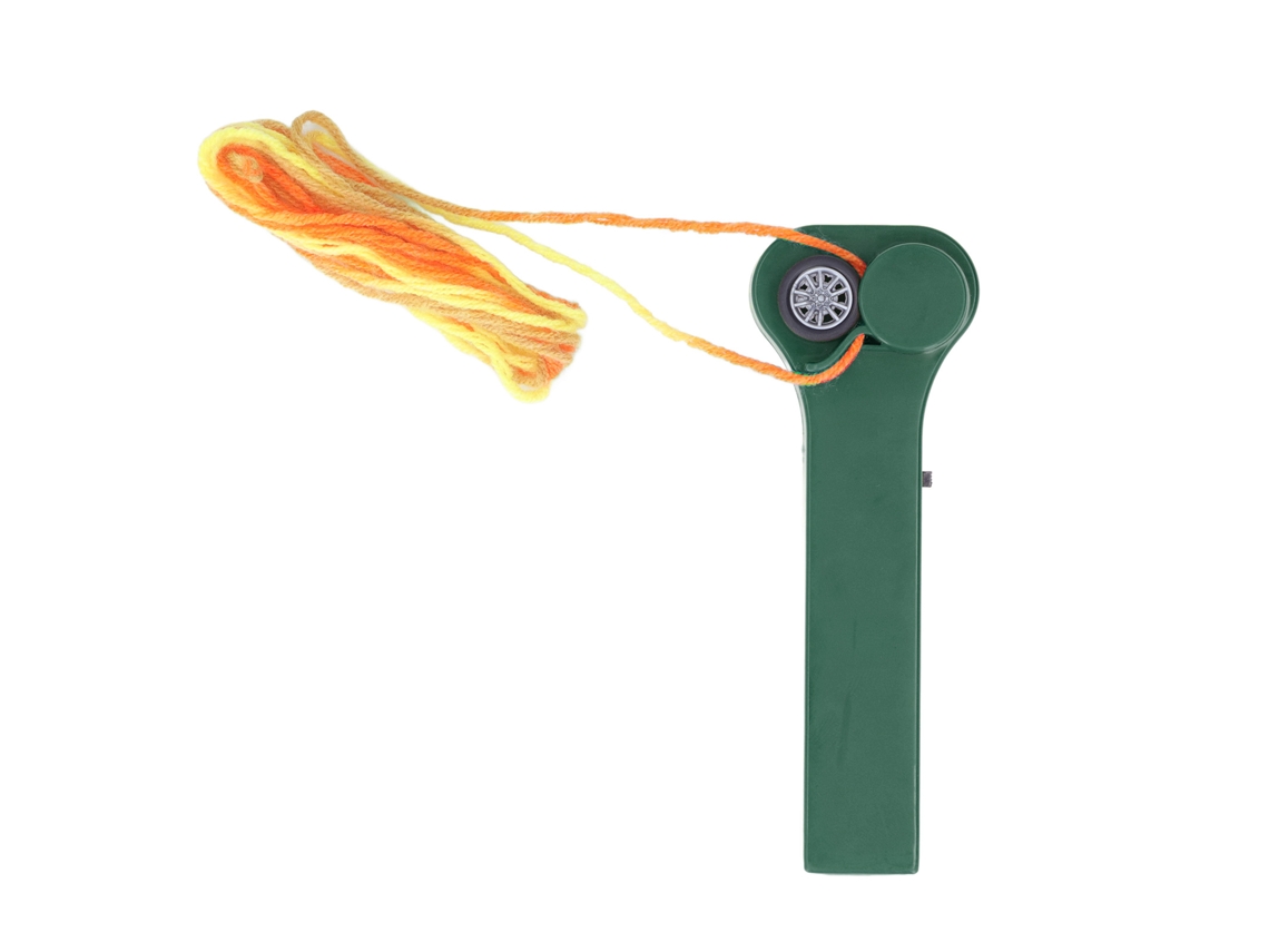 Lançador elétrico de corda com hélices compacto de ABS para gatos e alívio de estresse brinquedo verde S/MARCA