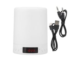 Luz De Mesa De Quarto Colorida Com Despertador Inteligente E Rádio Fm