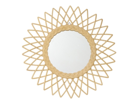 SUNFLOWER - ESPEJO DE RATÁN NATURAL