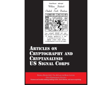 Livro Articles on Cryptography and Cryptanalysis de Us Signal Corps (Inglês - Capa Dura)