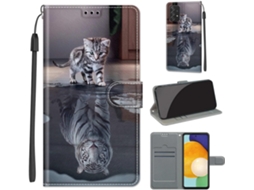 Capa Fólio Tipo Fecho para Samsung Galaxy A53 5G HONGWE. Anti-Choque Magnética com Porta-Cartões