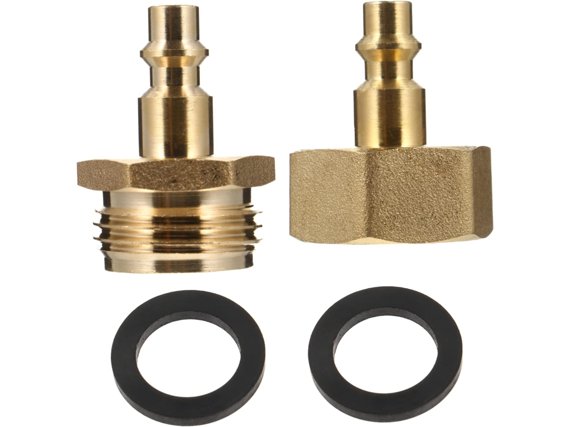 Conjunto De 2 Conectores Rápidos Cobre Expansíveis Para Mangueiras