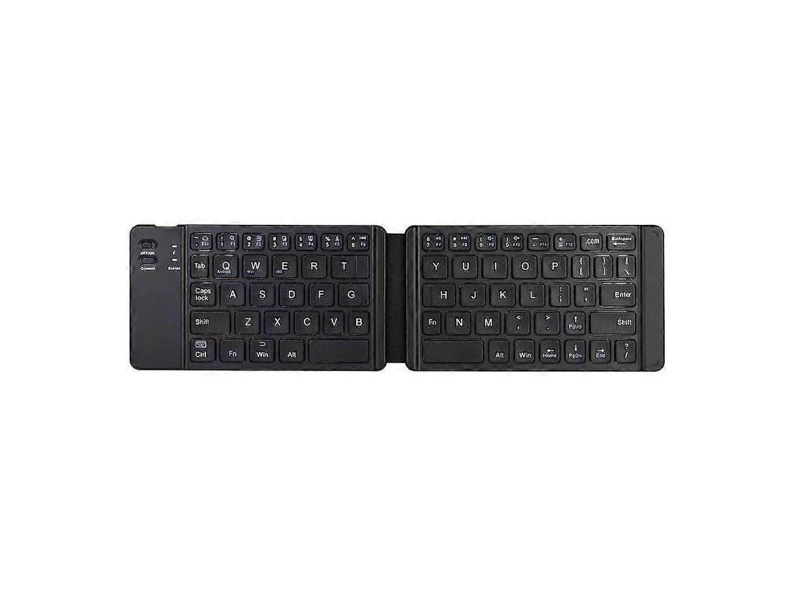 Mini Teclado Sem Fio Bluetooth Dobrável E Recarregável Everley891