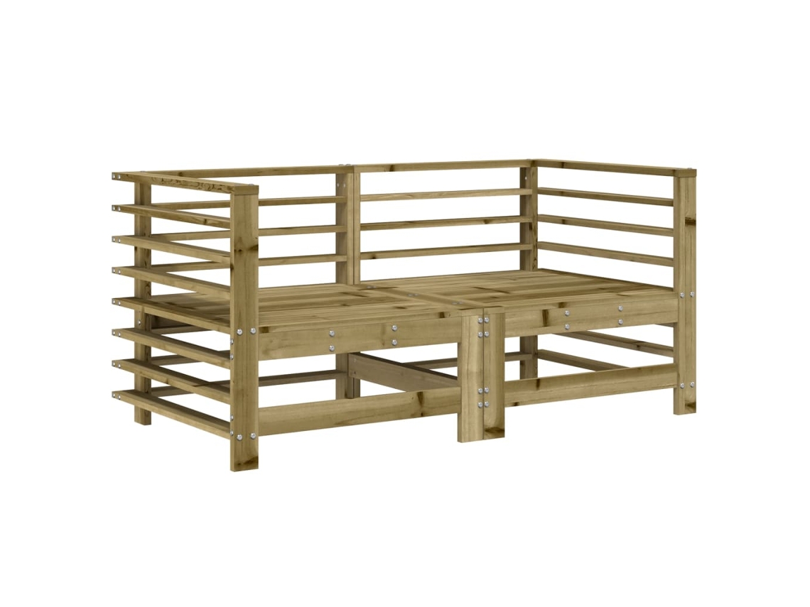 Garden Corner Sofa, Garden Corner Sofas Vidaxl Marrom Madeira De Pinho Impregnada (n/a)