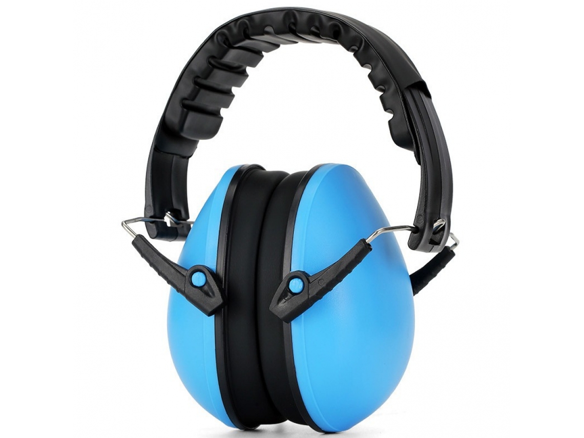 Protetor Auricular Infantil Antirruído, Azul AQUAFORGE