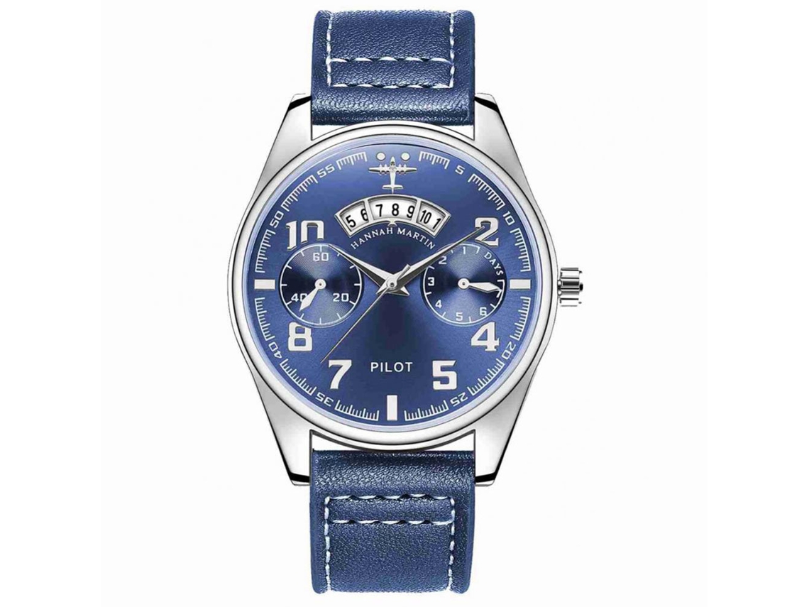 Relógio masculino de aço inoxidável, à prova d'água, com pulseira casual e moderna (ky19-ll)