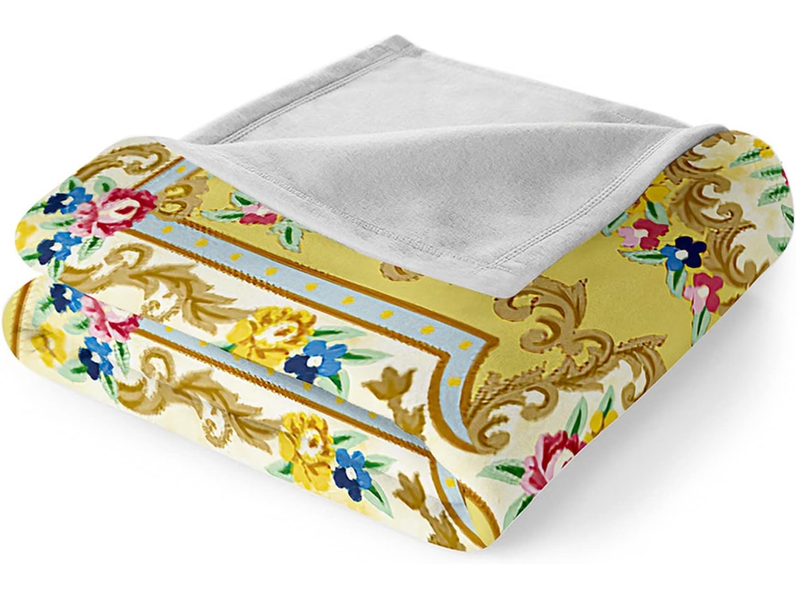 Manta de Flanela Xadrez Mandala Fansu Quente e Macia Microfibra para o Inverno Ideal Cama Ou Sofá Adequada Adu
