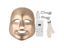 Máscara Led Terapia Fotônica 7 Cores Rejuvenescimento Pele Remoção Acne