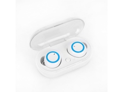 Auriculares Bluetooth True Wireless Y50 Compatístéreo desportos Design Ergonômico com Estojo de Carregamento para Smartphone Branco Azul