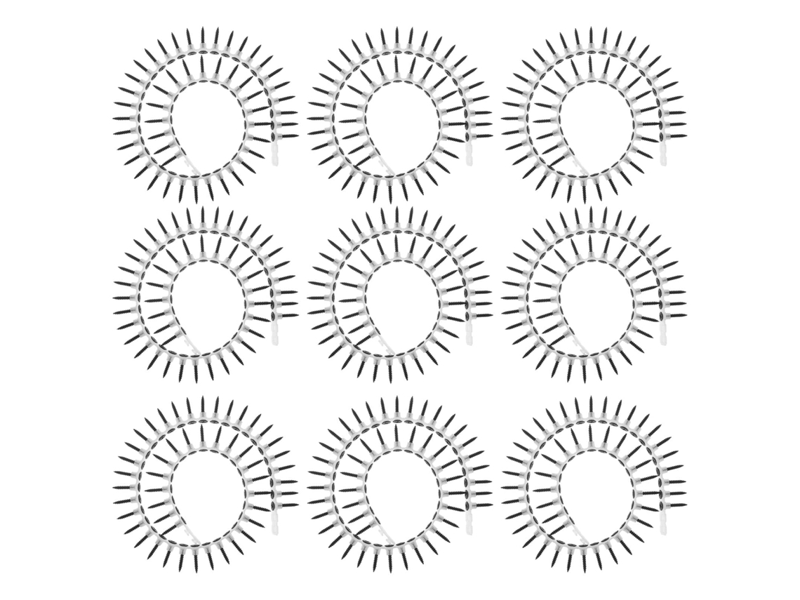 Parafusos Autoperfurantes para Gesso Cartonado M35x25 Mm, Corrente Plástica, 1000 Unidades, Buchas de Parede SFUSHOS