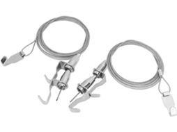 Conjunto De 2 Cabos Ajustáveis Para Pendurar Quadros, 2m De Comprimento, Capacidade De Carga 15kg, Aço Carbono E