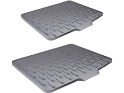 Tapete de silicone de qualidade alimentar para bancadas inclinadas, resistente ao calor e antiderrapante, ideal para secagem de alimentos.