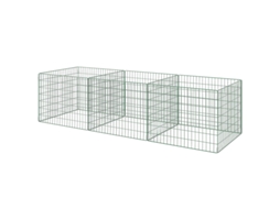 Compostor 1680 Litros 270x90x70cm Aço Verde Intempéries VELTRIX