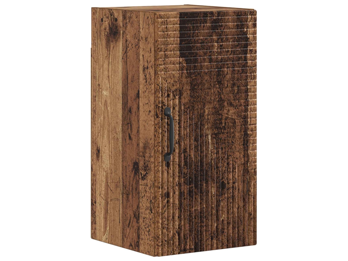 Vidaxl Armário De Parede Para Banheiro Haarlem Madeira Antiga