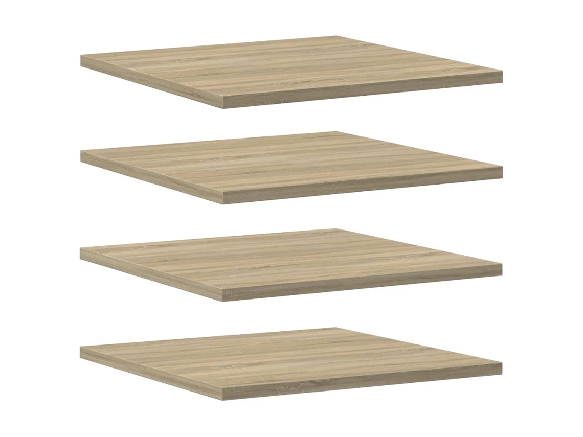 Bookshelf Board, Bookshelf Boards Vidaxl Marrom Madeira Processada (40 X 40 X 1.5 Cm)