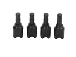 Mali 4 Peças Copo Diferencial Rc de Aço Alta Resistência Tamanho Preciso para Arrma 1/7 1/8 Preto