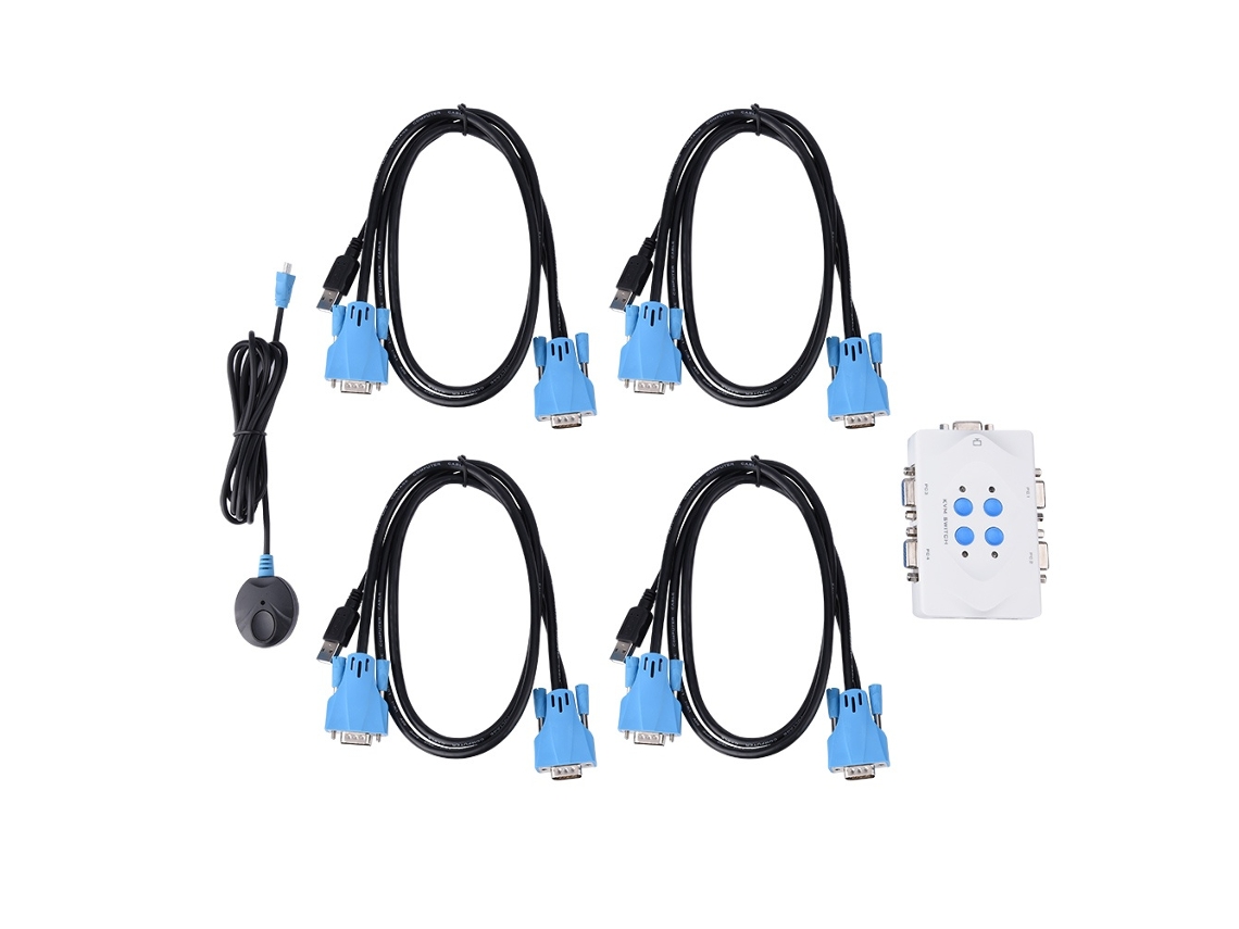 Interruptor USB 2.0 Lurelia para USB, 1 unidade, com fonte de alimentação.