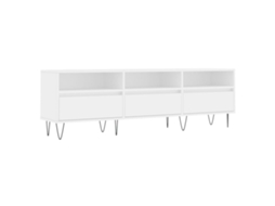 Móvel de Tv 150x30x44.5 cm Derivados de Madeira Branco MAISON EXCLUSIVE