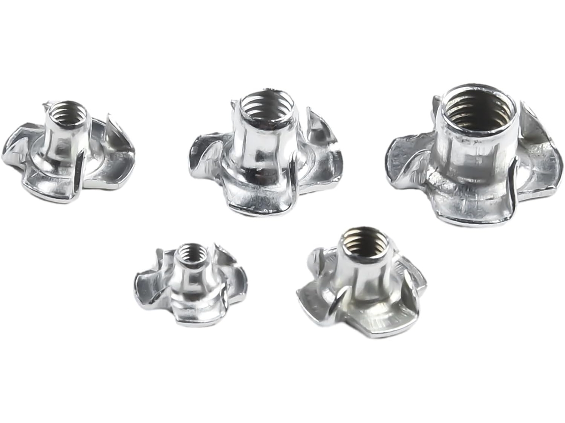 Porcas T De Quatro Pontas Zincadas 90x Para M3 M5 M6 M8, Essenciais