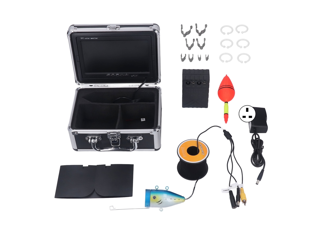 Câmera De Pesca Subaquática 7 Polegadas Lcd Ip68 30m
