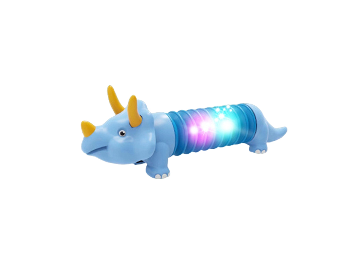Mali brinquedo Elástico Dinossauro com Luz Led para Aliviar Estresse Festas Viagens Crianças Adultos