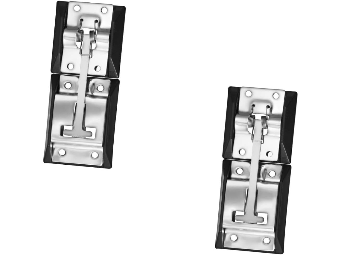 Eringogo 2-pares De Portas Fechadas Reboque Com Trava Metálica Porta Rv, Construção Robusta E Fecho