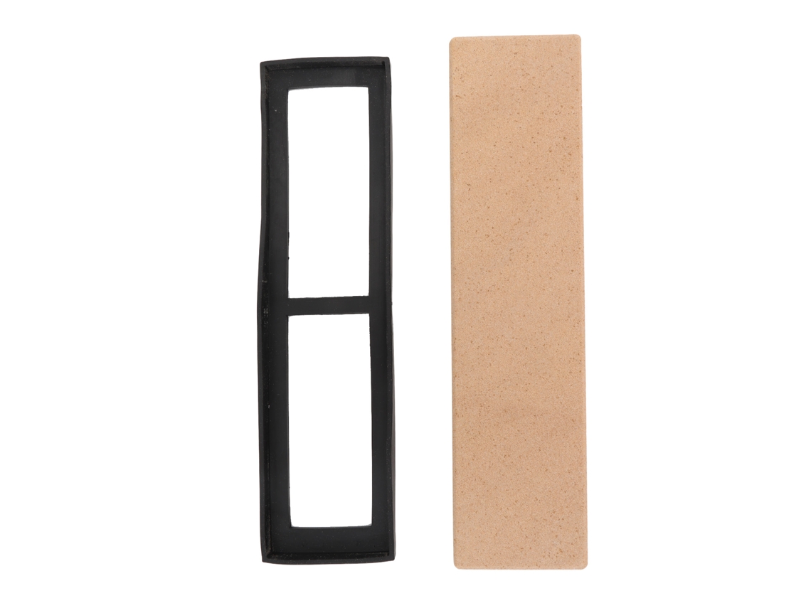 Kit de Lixa para Afiar Facas com base pedra de afiar 1000 grit topázio ferramenta de Cozinha | S/MARCA