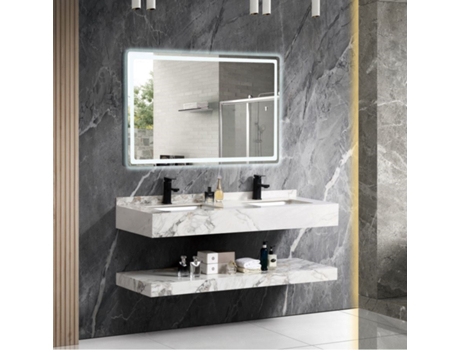 Lavatório Duplo Suspenso PURPLE GLOBE Infinity Grey 140X50X15