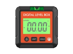 Transferidor de ângulo digital com base magnética nível eletrônico LCD S/MARCA