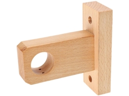 Suporte de Bastão de Cortina de Madeira 3cm Nova LINE