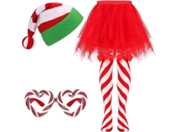Meia Natalina Em Veludo Vermelho Com Detalhes Brancos, Para Doces E Presentes. Loja Olysi