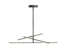 Luminária de Teto Led Moderna Ø100x79cm com Cúpula Acrílica e Ângulo de Luz Ajustável para Sala,quarto Ou Cozinha BTFORUS