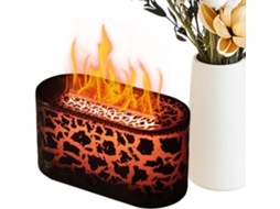 Difusor de Fogo, Purificador de Ar Sem Chamas para Uso Interno Humidificador Automático Silencioso Multifuncional ZYBLSSBB