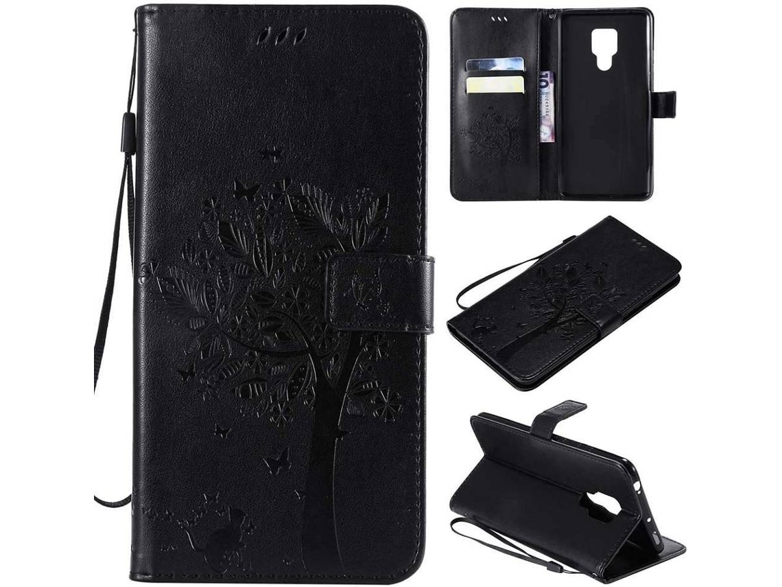 Capa Huawei Mate 20X HONGWE. Livro de Couro
