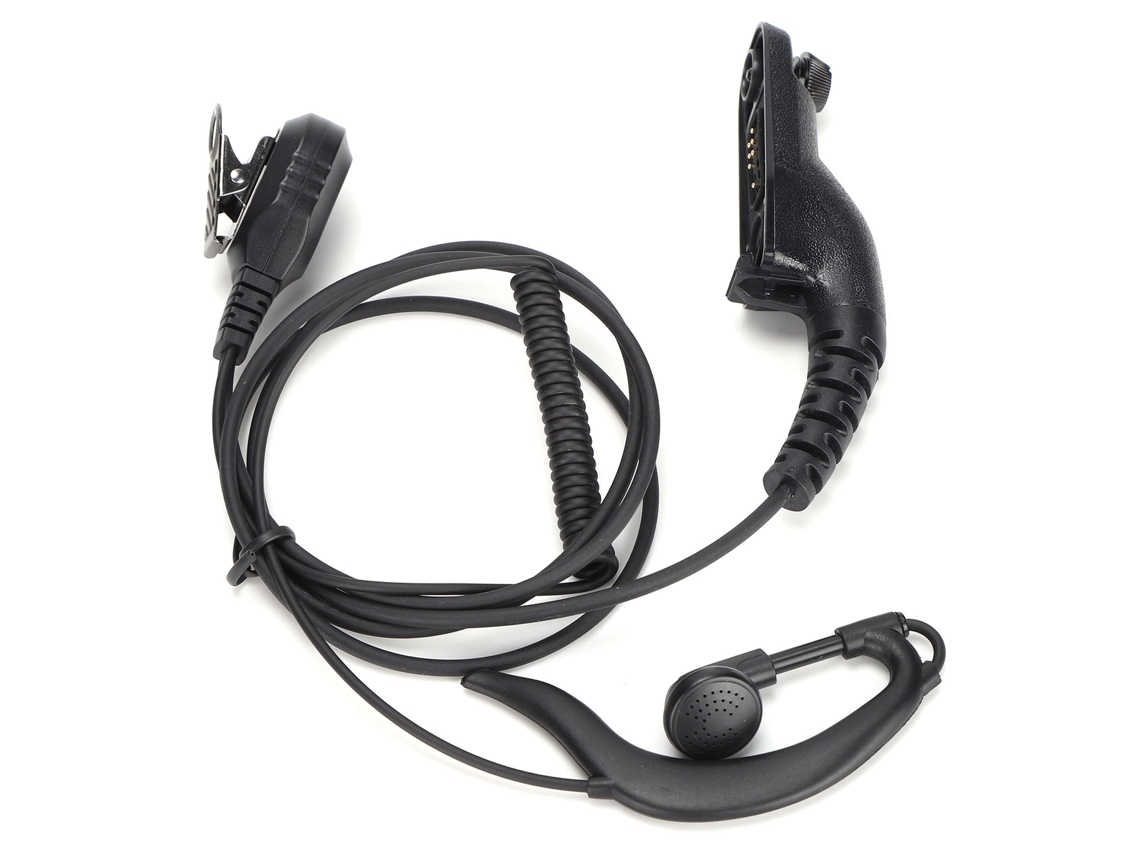 Fone De Ouvido Curvo Com Microfone Escondido Portátil Para Xir P8268 P8260 Apx4000