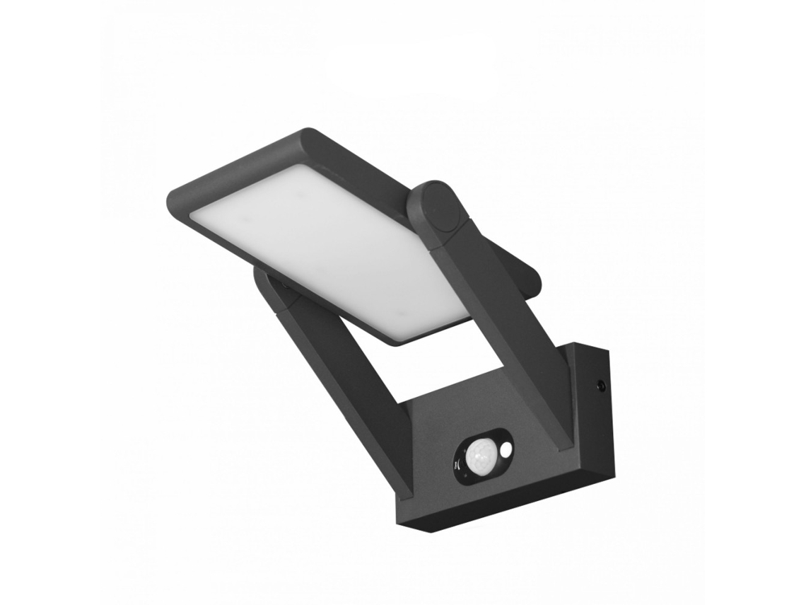 Proa Spot de Energia Solar Preto 4000K BENEITO FAURE Luz Exterior