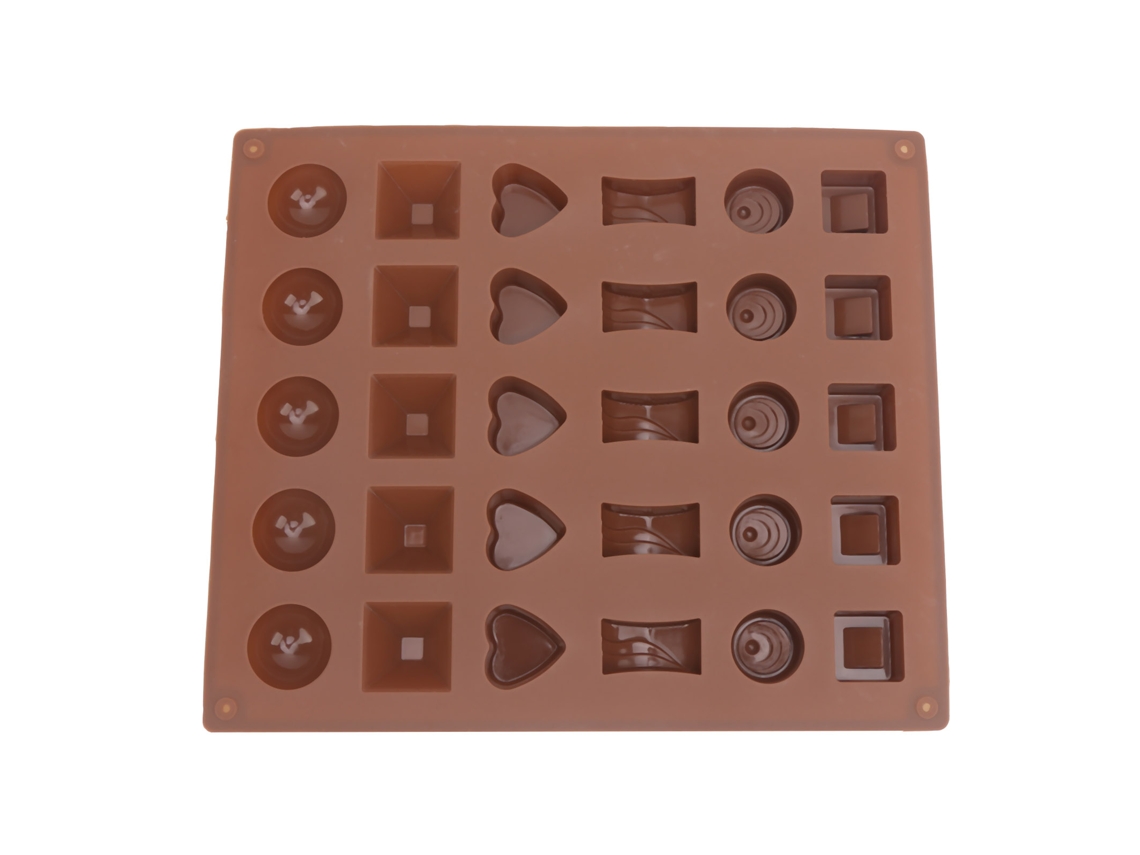 Mali molde de Chocolate Silicone Geométrico para Bolo Doces Ferramenta de Cozinha Diy