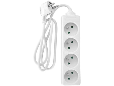Bloco 4 Tomadas 2pe 16a Branco Zenitech